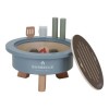 Houten barbecue set 